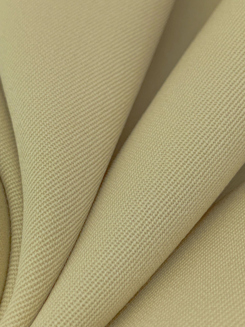 Khaki 100% Worsted Wool Gabardine Suiting - NY Designer - 59W