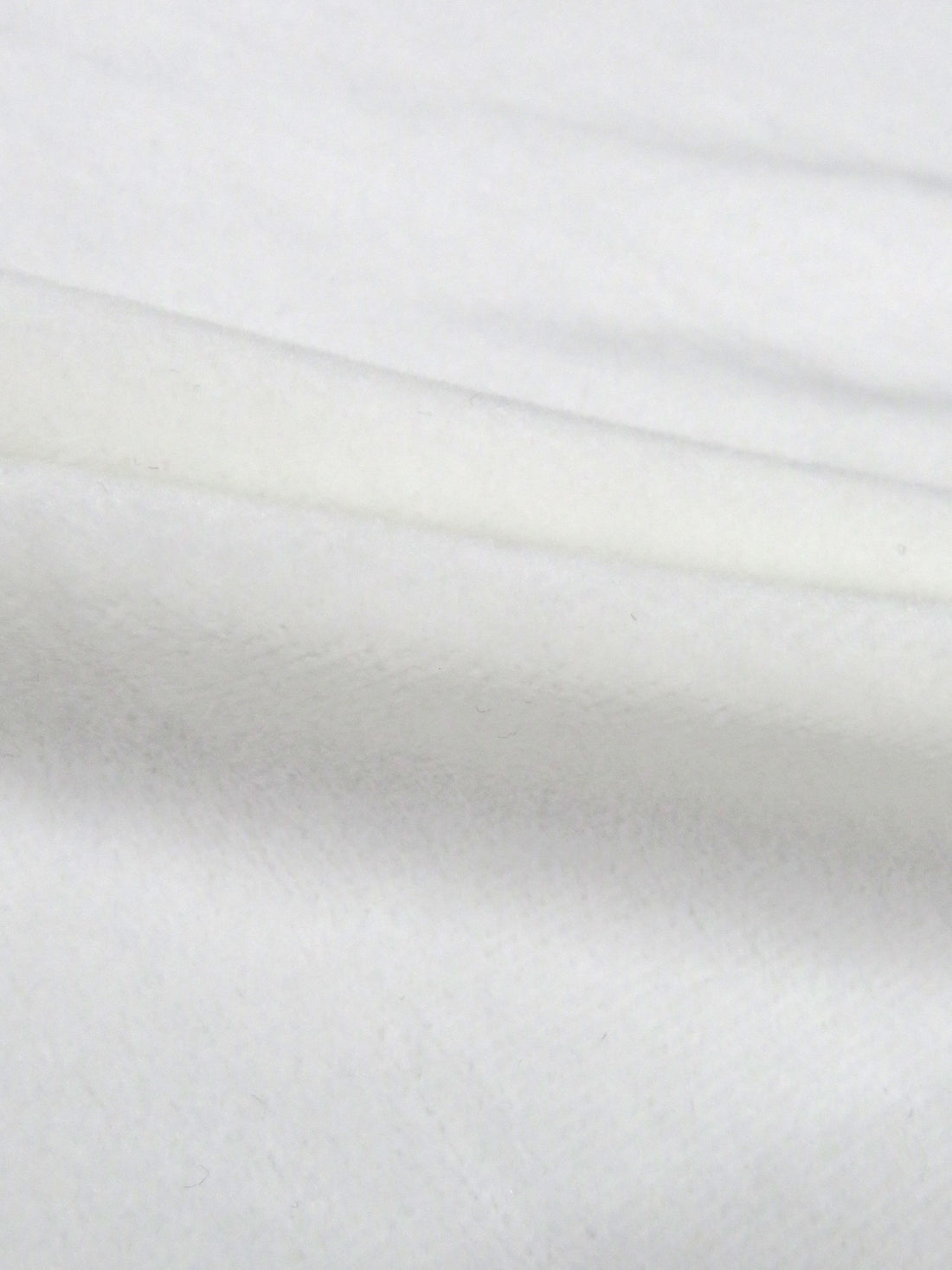 Marshmallow Polyester/Lycra Velour Knit 59W