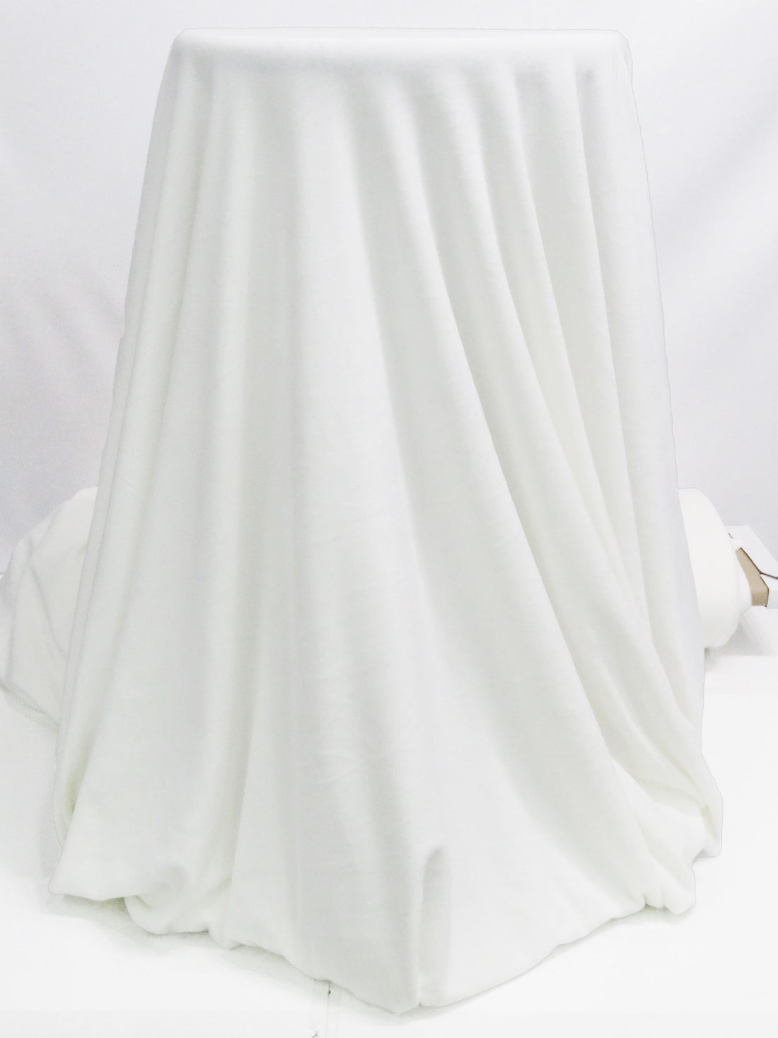 Marshmallow Polyester/Lycra Velour Knit 59W