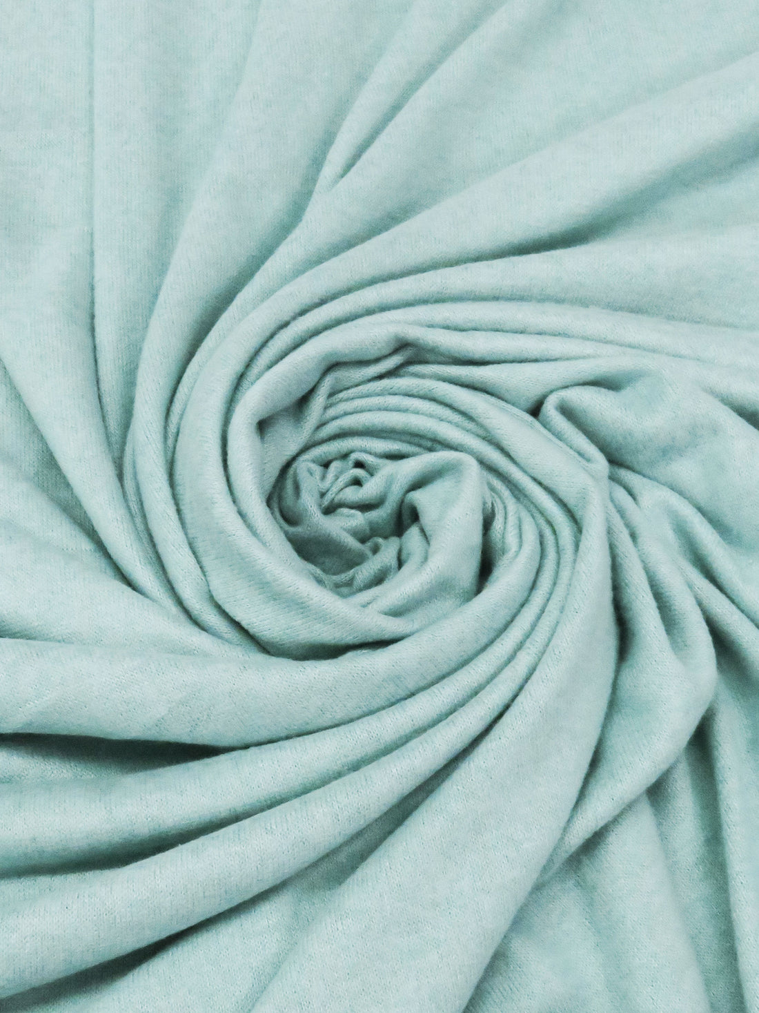 Duck Egg Blue Rayon/Polyester/Lycra Brushed Heathered Sweater Knit 61W