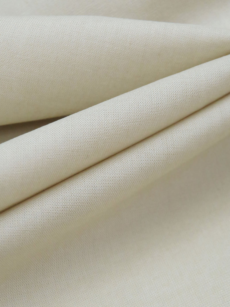 Dune Grass Beige Cotton/Lycra Stretch Lawn - NY Designer - 52W