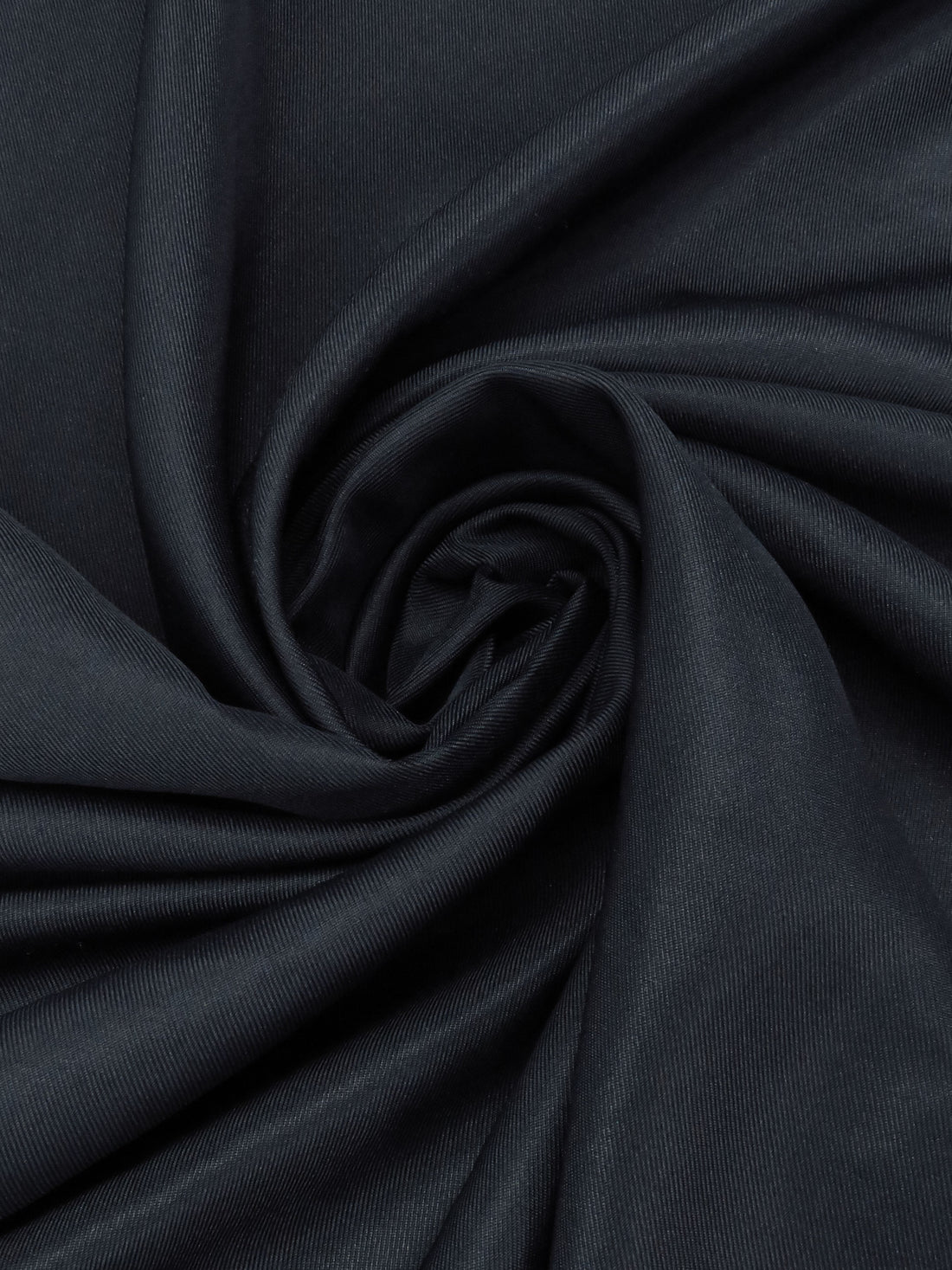 Dark Navy 100% Polyester Gabardine Suiting 60W