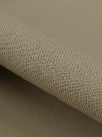 Mushroom Brown Wool/Polyester/Lycra Double Weave Twill Stretch Suiting - NY Designer - 54W