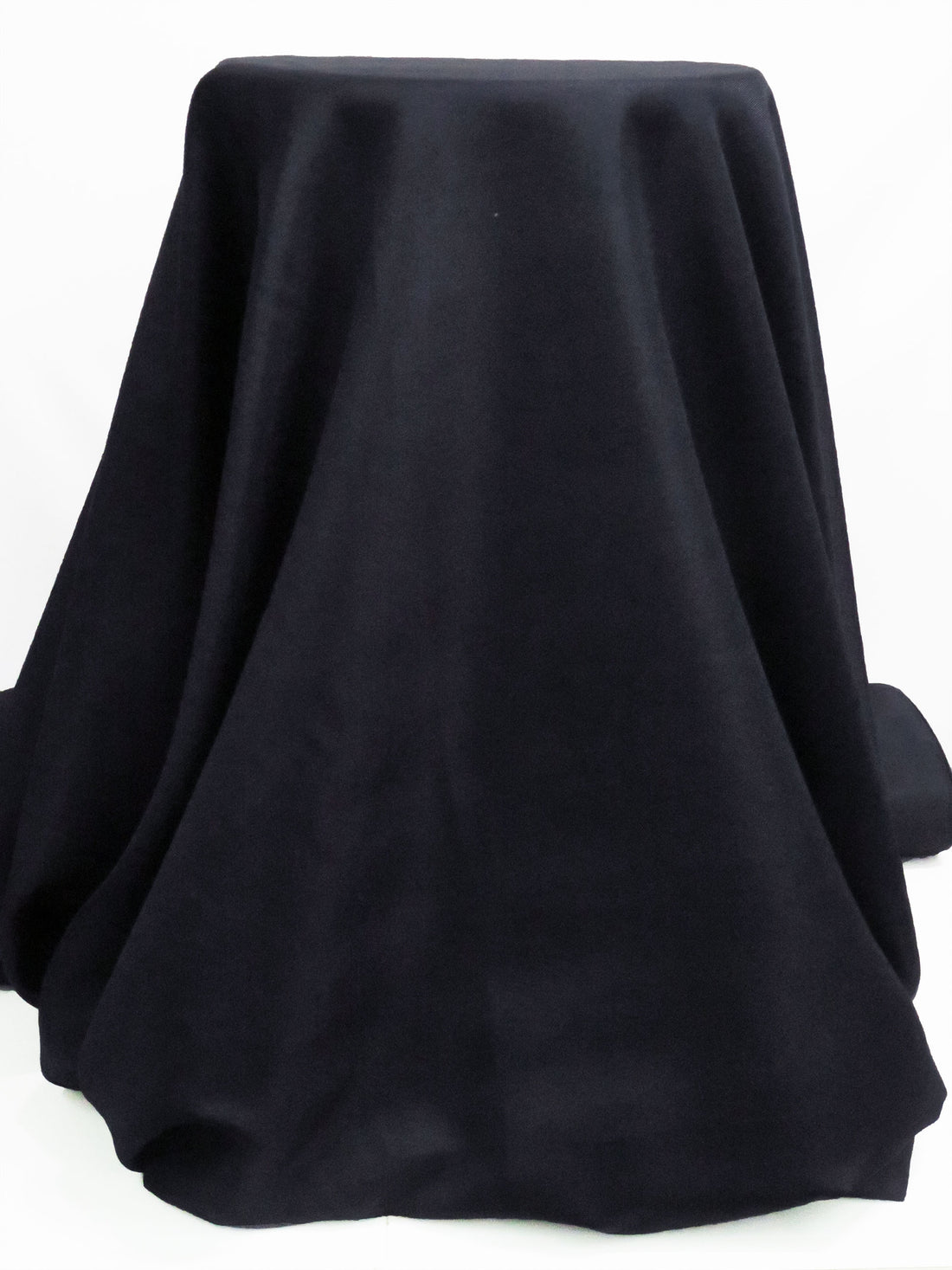 Dark Navy 100% Polyester Gabardine Suiting 60W