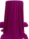 French Plum Polyester/Lycra ITY Knit 58W