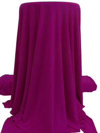 French Plum Polyester/Lycra ITY Knit 58W