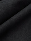 Dark Charcoal Gray Worsted Wool/Lycra Stretch Twill Suiting - NY Designer - 60W