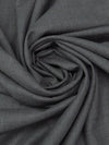 Iron Gray 100% Worsted Wool Heathered Suiting - NY Designer - 60W