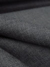 Iron Gray 100% Worsted Wool Heathered Suiting - NY Designer - 60W