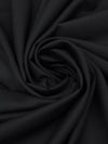 Obsidian 100% Worsted Wool Gabardine Suiting - NY Designer - 56W