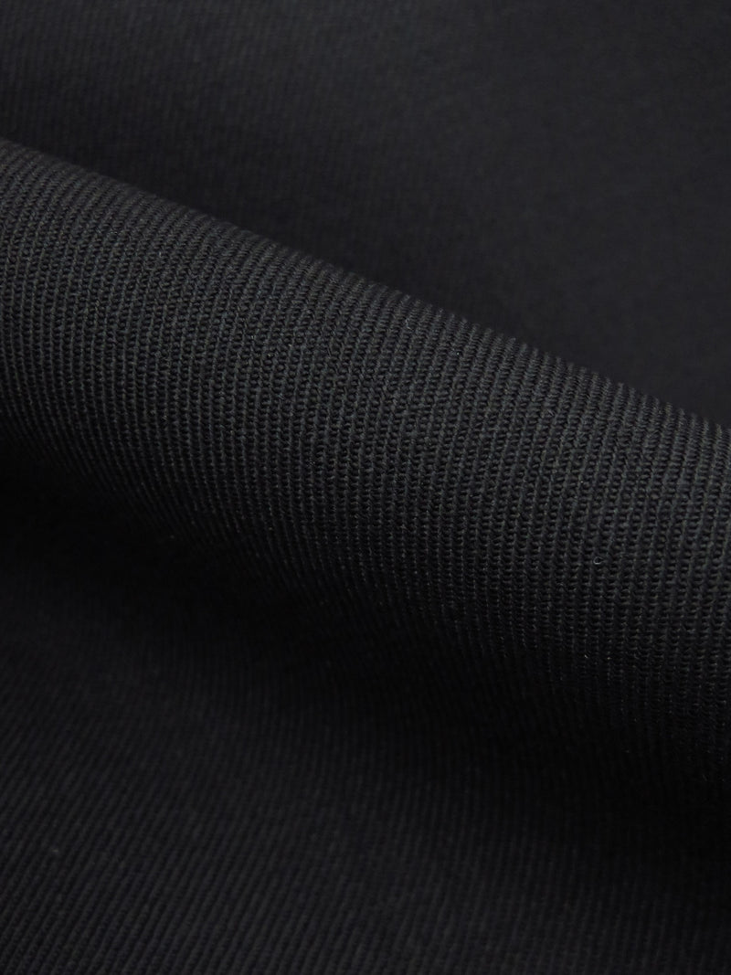 Obsidian 100% Worsted Wool Gabardine Suiting - NY Designer - 56W