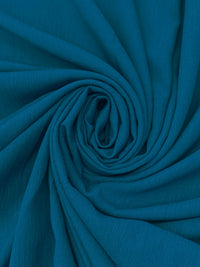Deep Sea Blue 100% Rayon Crinkle Challis 54W