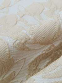 Shortbread/Ivory Polyester/Nylon Floral Jacquard Woven 46W