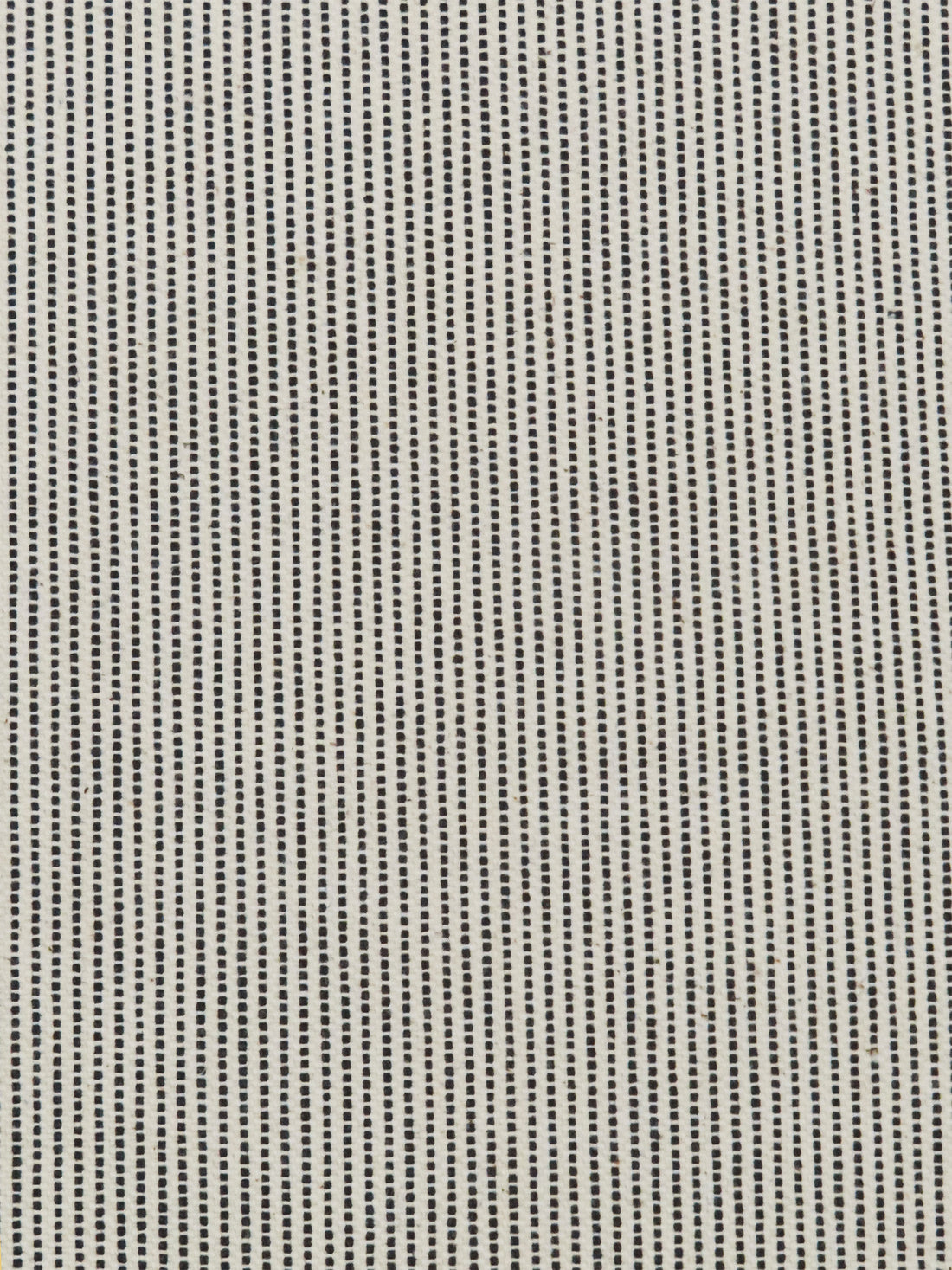 Parchment/Black 100% Cotton Vertical Ticking Stripe Canvas - NY Designer - 57W