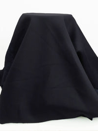 Midnight Navy/Dark Ocean Blue 100% Polyester Double Border Floral Embroidered Scuba Spacer Knit - NY Designer - 63W