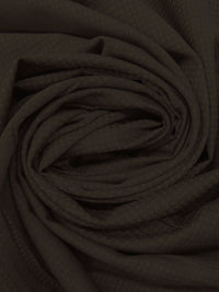 Dark Chocolate/Taupe Wool/Polyester/Lycra Novelty Weave Stretch Suiting 59W