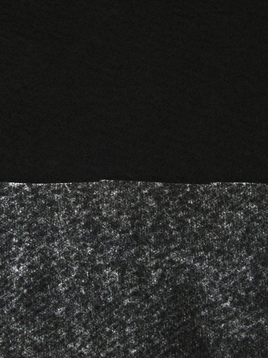 Black 100% Polyester Insulated Fleece Coat Interlining 56W