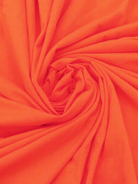 Bright International Orange Cotton/Lycra Jersey Knit 70W