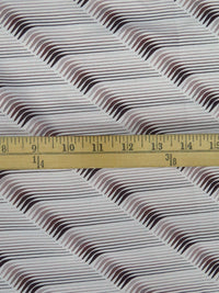Dark Brown/Light Brown/White 100% Polyester Abstract Print Twill Performance Woven - Robert Kaufman - 58W
