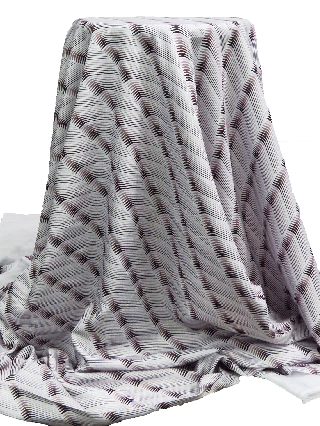 Dark Brown/Light Brown/White 100% Polyester Abstract Print Twill Performance Woven - Robert Kaufman - 58W
