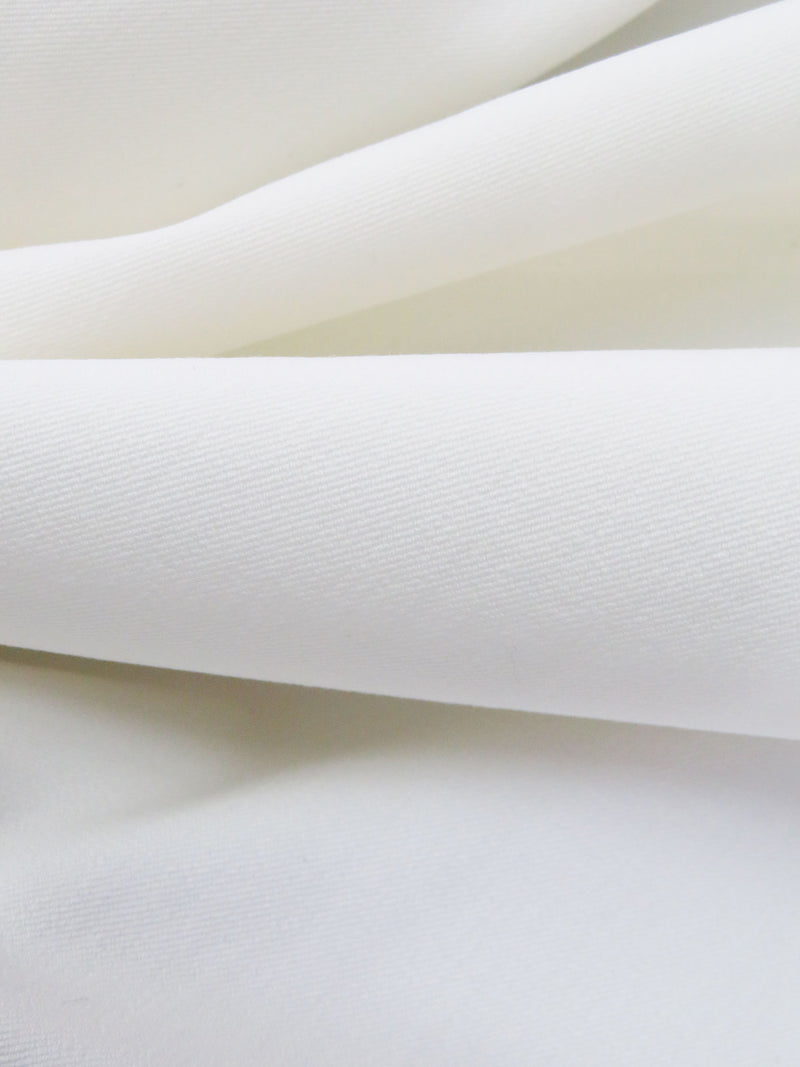 Daisy White Cotton/Lycra 4-Way Stretch Twill Bottom Weight Woven 59W