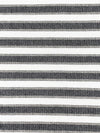 White/Black/Pale Gold Rayon/Metallic Horizontal Stripe Voile 56W