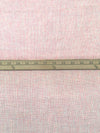Off-White/Coral Pink 100% Linen Printed Grid Linen Suiting 58W