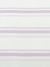 Soft White/Grape Purple Rayon/Metallic Horizontal Stripe Voile 56W