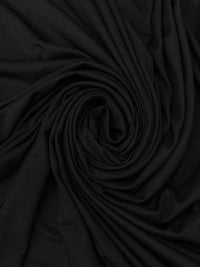 Noir Black Rayon/Lycra Jersey Knit 56W