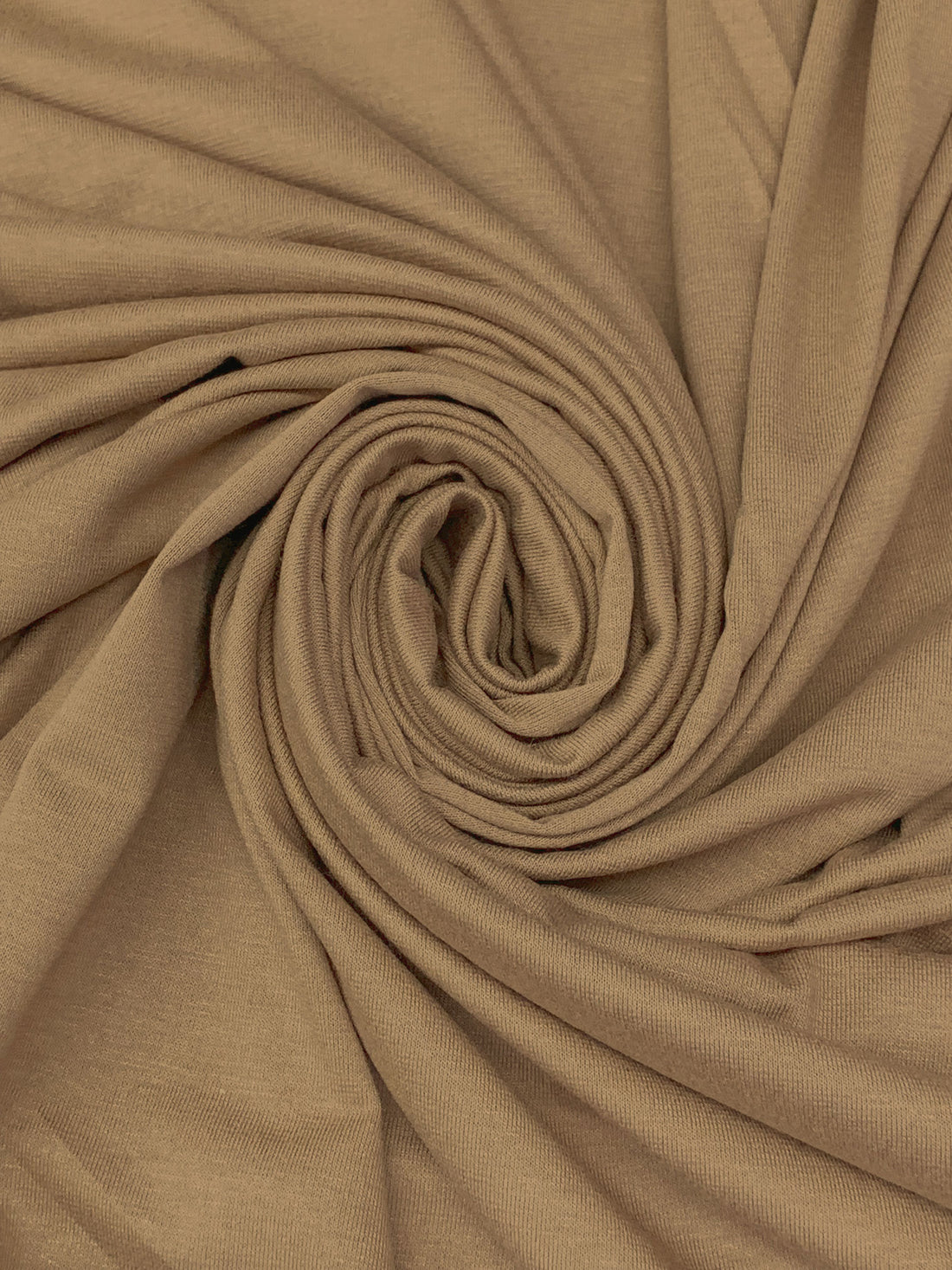 Toffee Brown Rayon/Lycra Jersey Knit 58W