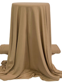 Toffee Brown Rayon/Lycra Jersey Knit 58W