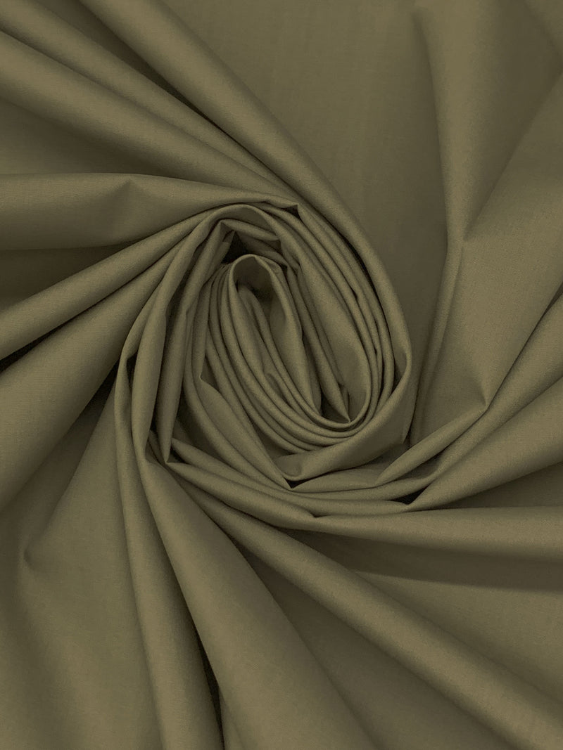 Shadow Brown Polyester/Cotton Shirting 58W