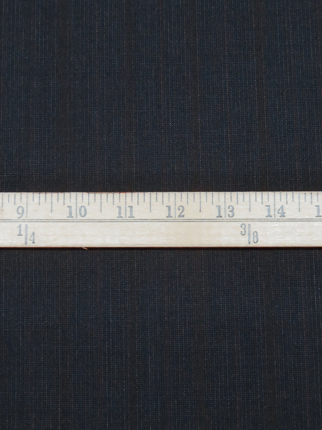 Midnight Navy/Very Dark Red/Dark Brown/Multi 100% Wool Faint Vertical Stripe Weave Tropical Weight Suiting 60W