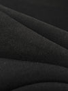 Black Polyester/Rayon/Lycra Drapey Stretch Suiting - Imported From Japan - 45W