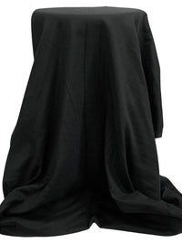 Black 100% Cotton Double Gauze - NY Designer - 43W