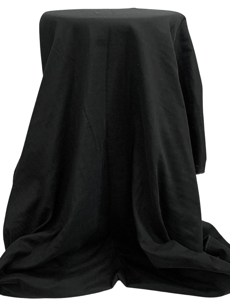 Black 100% Cotton Double Gauze - NY Designer - 43W