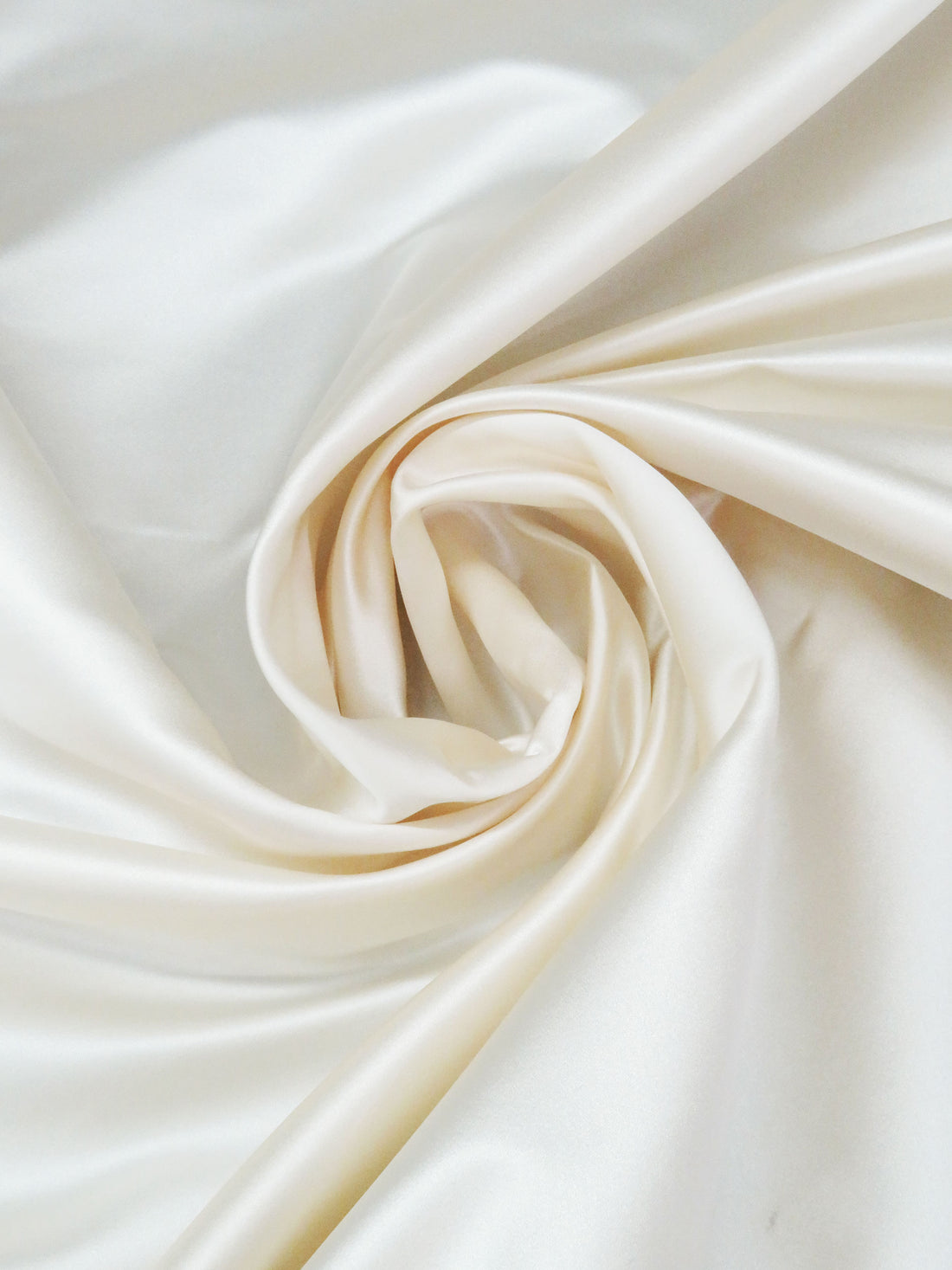 Ivory 100% Silk Duchess Satin 56W