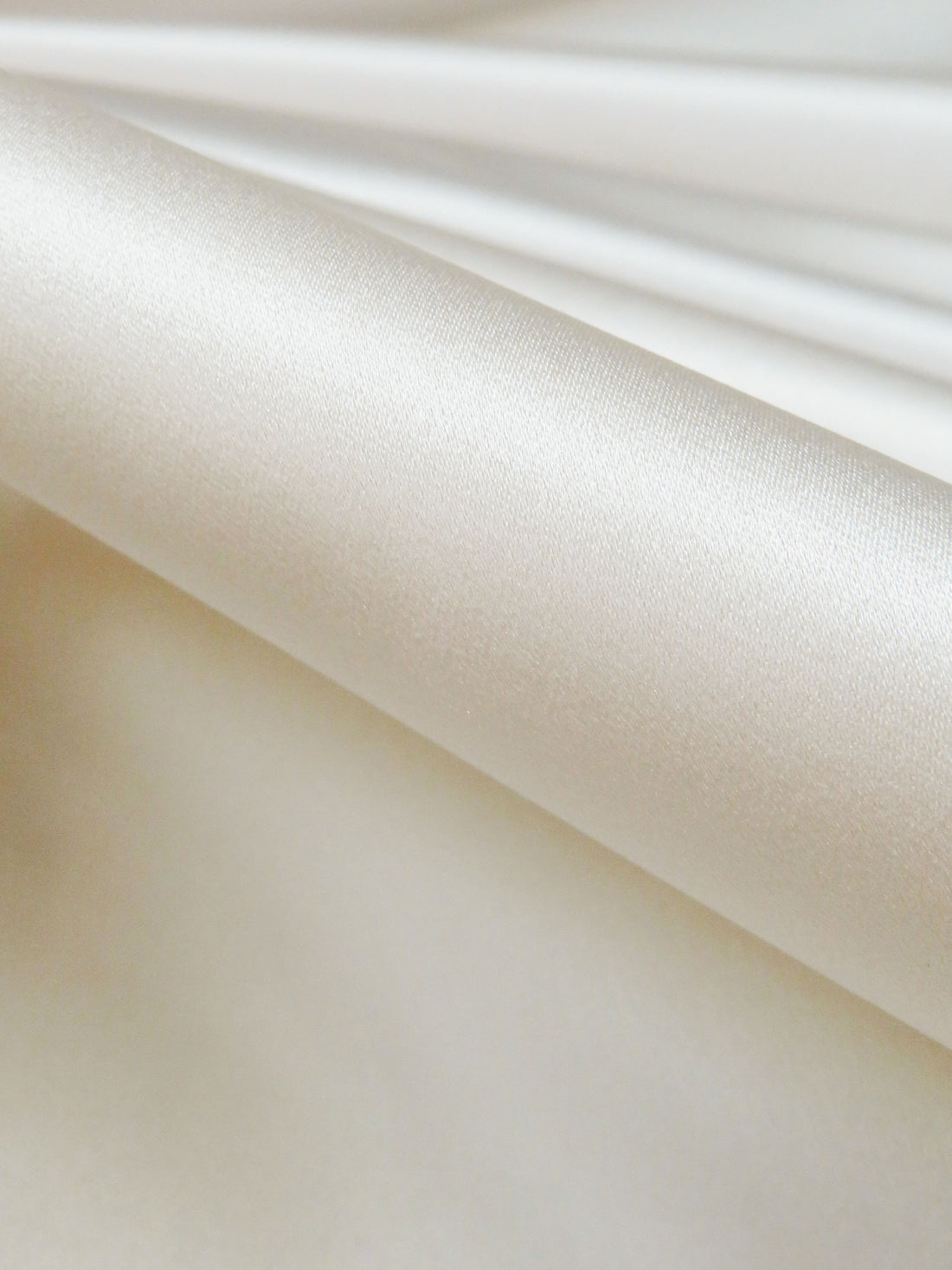 Ivory 100% Silk Duchess Satin 56W