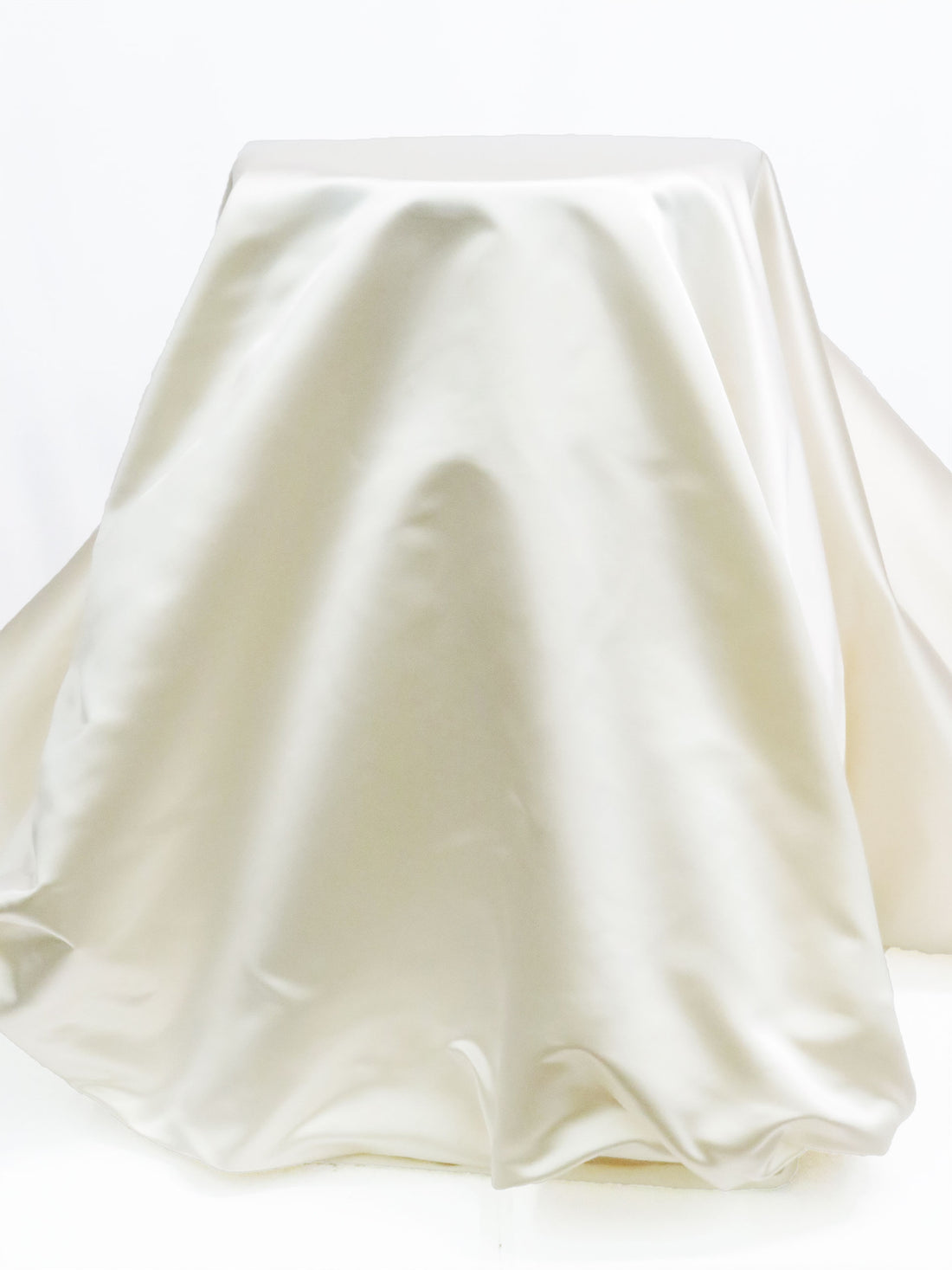 Ivory 100% Silk Duchess Satin 56W