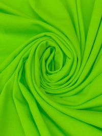 Vivid Lime Green Cotton/Polyester Jersey Knit 66W