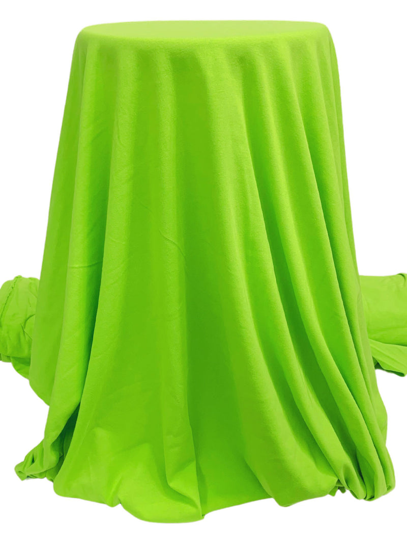 Vivid Lime Green Cotton/Polyester Jersey Knit 66W