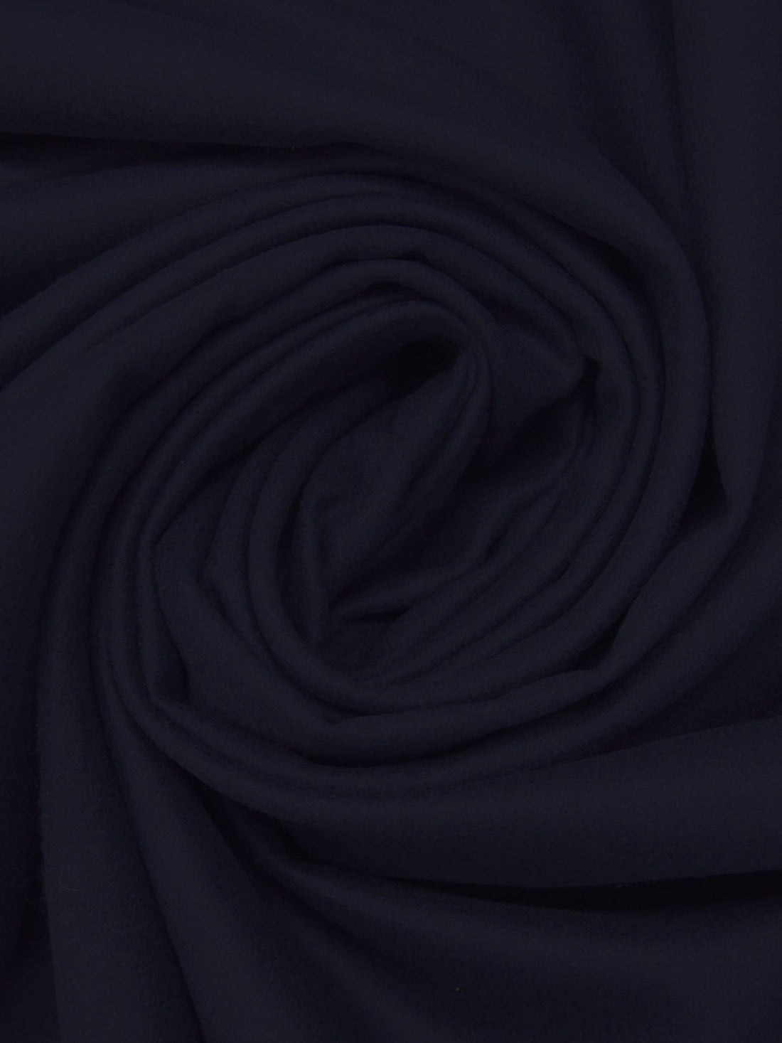 Midnight Navy 100% Wool Flannel Suiting 60W