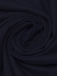 Midnight Navy 100% Wool Flannel Suiting 60W