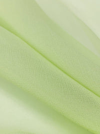 Soft Olivine 100% Silk Chiffon 54W