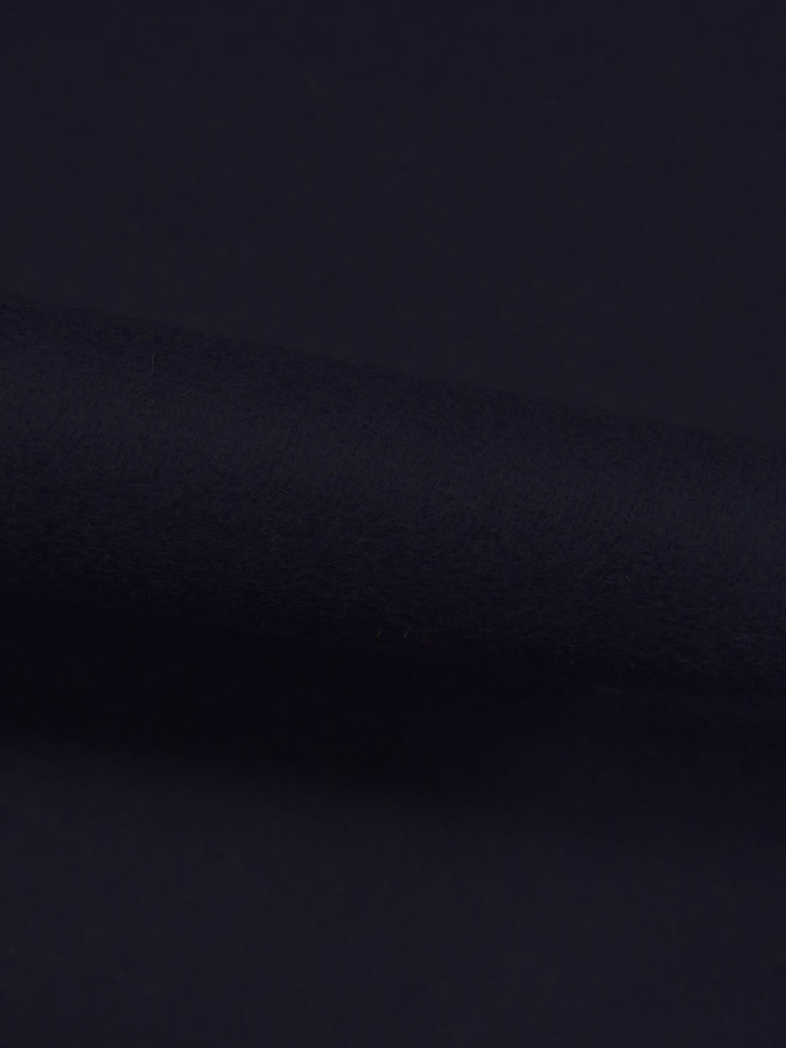 Midnight Navy 100% Wool Flannel Suiting 60W
