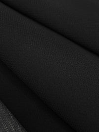 Onyx Black 100% Polyester Chiffon 56W