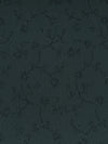 Charcoal Acetate/Metallic Floral Vine Weave Satin Jacquard 54W