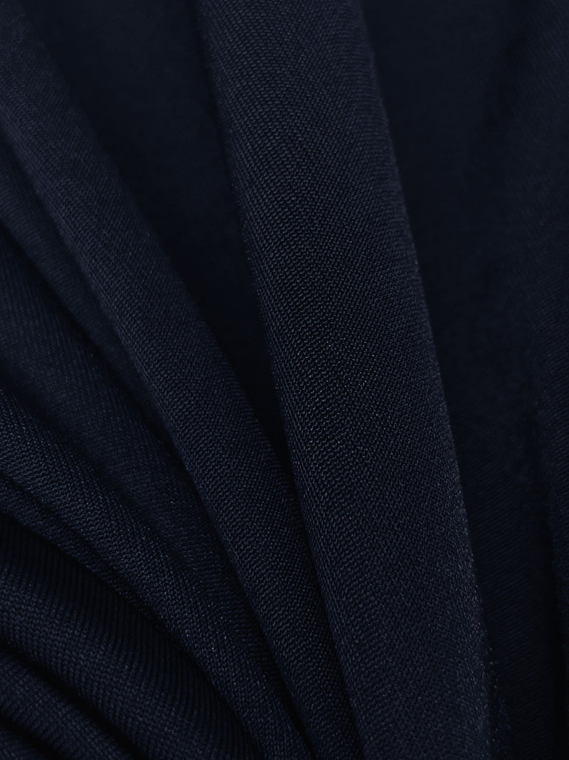 Dark Navy Polyester/Lycra FTY Knit 56W