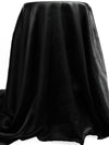 Crow Black 100% Polyester Satin 56W