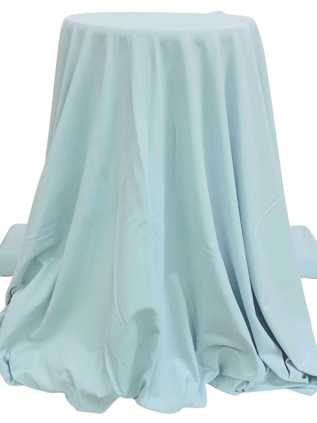 Powder Blue Nylon/Lycra Activewear Knit 60W